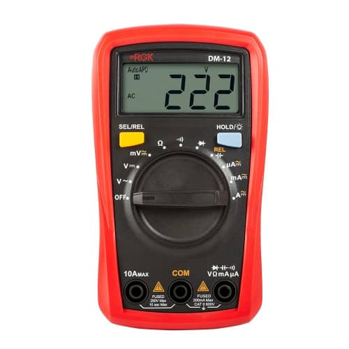 Купить Мультиметр RGK DM-12 с поверкой по низкой цене
