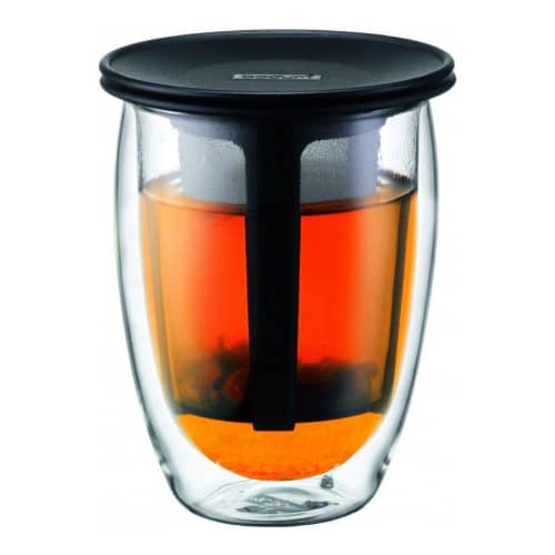 Купить Термобокал с фильтром BODUM Tea for One, 0.35л, цвет черный по низкой цене