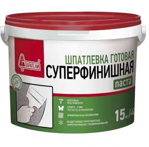 Купить Шпатлевка Старатели Суперфинишная полимерная 15 кг по низкой цене