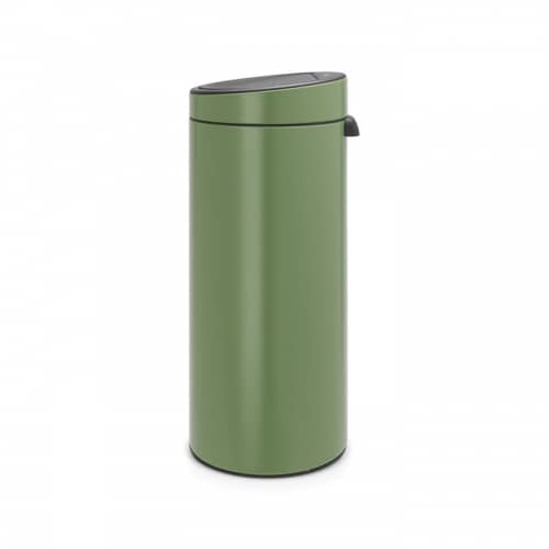 Купить Бак Brabantia Touch Bin New мусорный, зеленый мох, 30 л по низкой цене