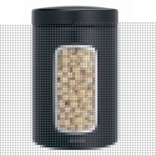 Купить Контейнер Brabantia стальной, для сыпучих продуктов, с окном, черный матовый 1,4 л по низкой цене