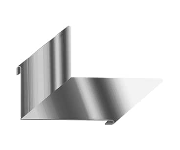 Купить Планка примыкания верхняя оцинкованная, 250х147 мм по низкой цене