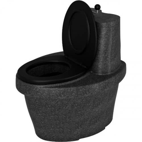 Купить Биотуалет торфяной с термосиденьем черный гранит по низкой цене