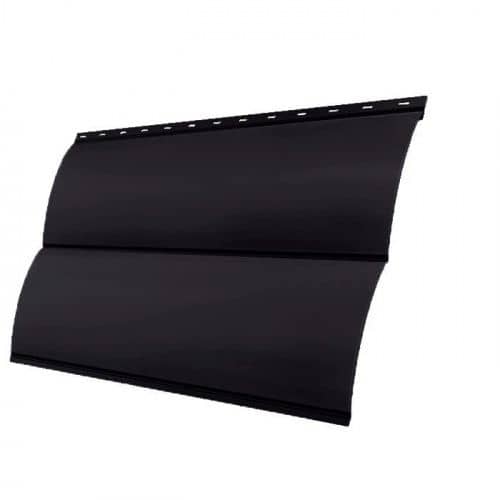 Купить Сайдинг Grand Line Блок-хаус Pe Ral 9004, металлический, 0,5 мм для наружной отделки дома по низкой цене