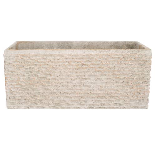 Купить Кашпо Nobilis Marco Relief Polycube, 55 см по низкой цене