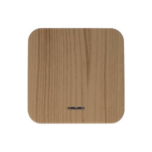 Купить Выключатель одноклавишный Schneider Electric Бланка с подсветкой ясень по низкой цене