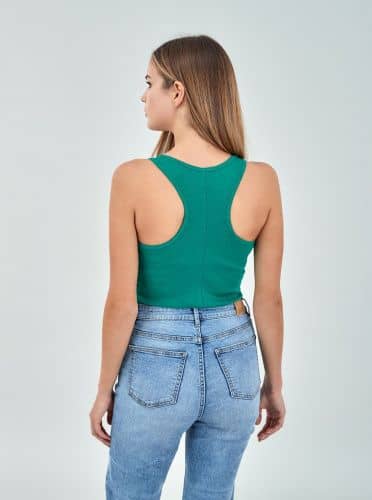 Купить Майка Piazza Italia 27176 изумрудная по низкой цене