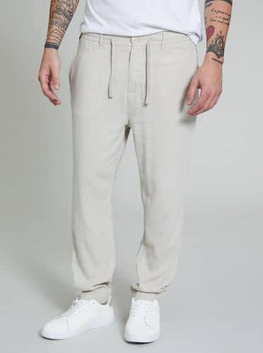 Купить Штаны Piazza Italia con lacci цвета слоновой кости по низкой цене