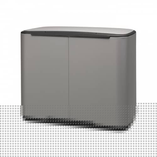 Купить Бак Brabantia Pedal Bin Bo мусорный, минерально-серый, 11+23 л по низкой цене