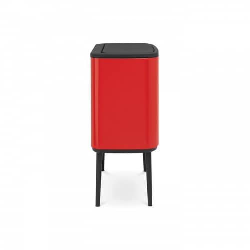 Купить Бак Brabantia Touch Bin Bo мусорный, пламенно-красный, 3х11 л по низкой цене