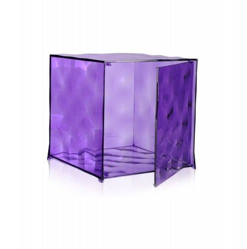 Купить Куб Kartell Optic с дверцей, фиолетовый по низкой цене