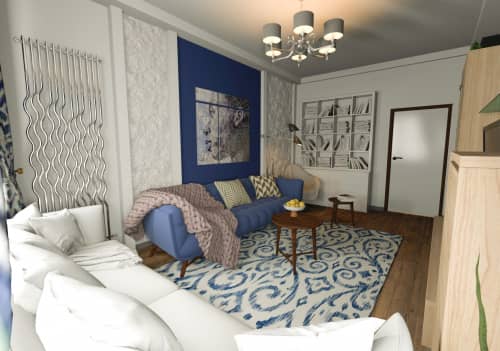3D панель стеновая Relieffo Flora 054 из пенополиуретана 600x600x30 мм