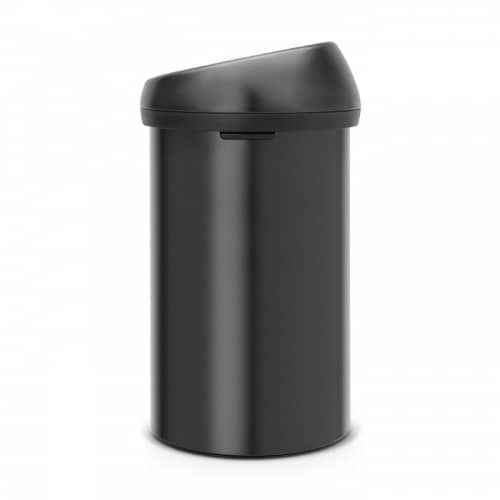 Купить Бак Brabantia Touch Bin New мусорный, черный матовый, 60 л по низкой цене