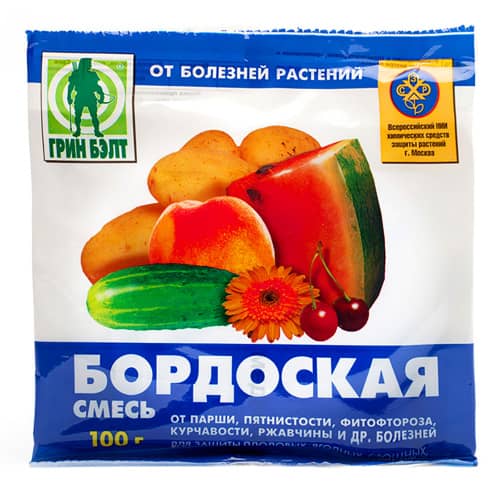 Купить Средство от болезней Бордоская смесь Грин Бэлт 100 г по низкой цене