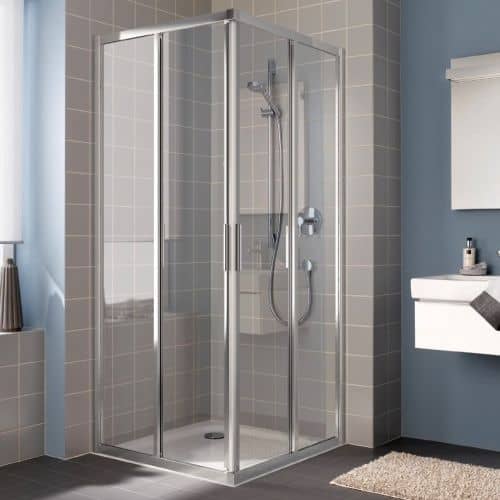 Купить Дверь Kermi Cada Xs 985-1010/2000 (левая) CKE2L10020VPK душевая 2-створчатая раздвижная для комбинации со второй дверью по низкой цене
