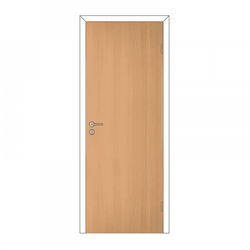 Купить Дверное полотно Olovi, 3D М9х21, глухое, бук, с притвором, 825х40х2040 мм по низкой цене