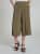 Купить Брюки-кюлоты Piazza Italia оливковые по низкой цене
