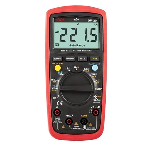 Купить Мультиметр RGK DM-30 с поверкой по низкой цене
