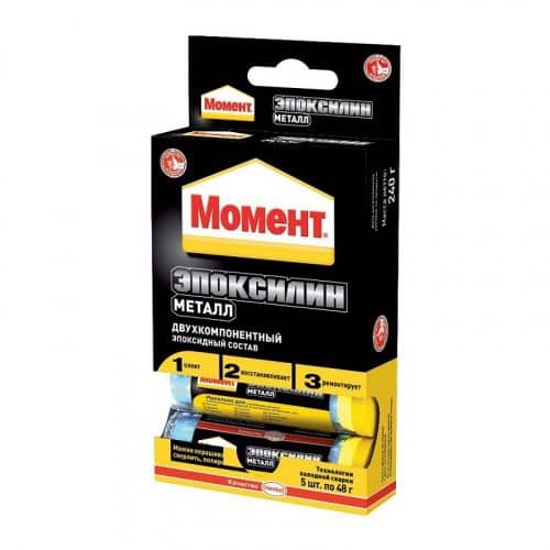 Клей эпоксидный Момент Эпоксилин Металл в шоу боксе
