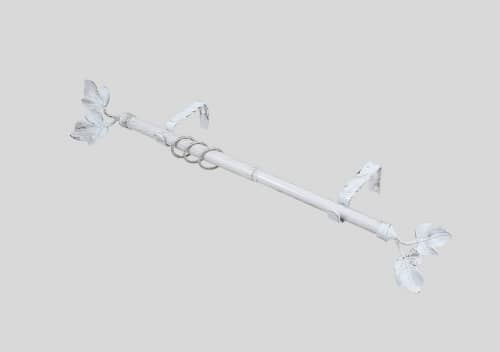 Купить Карниз Legrand Лист белое золото раздвижной однорядный по низкой цене
