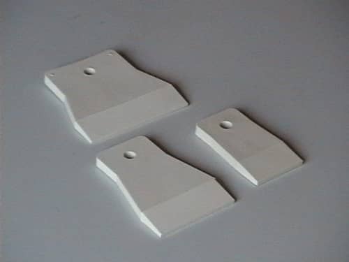 Купить Набор Biber шпателей резиновых, белых, 3 шт.: 40-60-80 мм по низкой цене