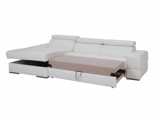 Купить Диван-кровать Gala Collezione Plaza угловой в коже по низкой цене