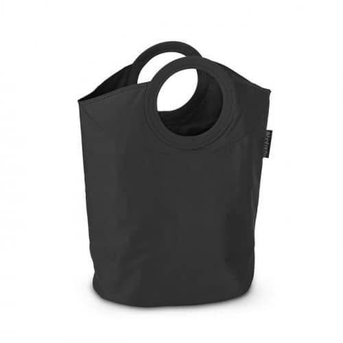 Купить Сумка Brabantia для белья овальная, черная, 50 л по низкой цене