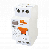 Купить Устройство защитного отключения TDM electric ВД1-63 32 А 30 мА 2П (1P+N) по низкой цене