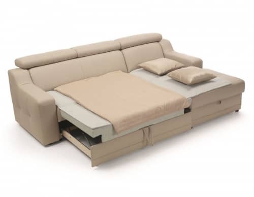 Купить Диван-кровать Gala Collezione Lotos угловой в коже по низкой цене