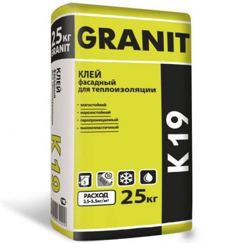 Купить Клей Granit К-19 25 кг по низкой цене