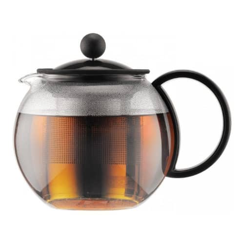 Купить Чайник BODUM Assam заварочный с металлическим прессом, черный, 0,5 л по низкой цене