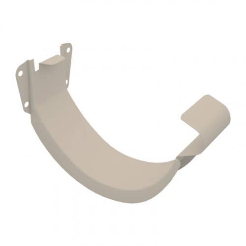 Купить Держатель желоба короткий, металл, белый по низкой цене