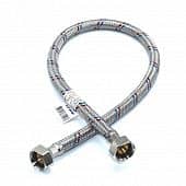 Купить Подводка для воды, гибкая, сталь, нерж., 1/2" В/В, 30 см по низкой цене