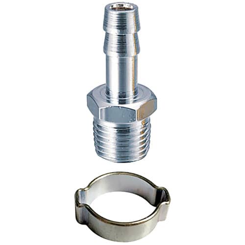 Купить Переходник Fubag 3/8 M на елочку 10 мм с обжимным кольцом 10x15 мм по низкой цене