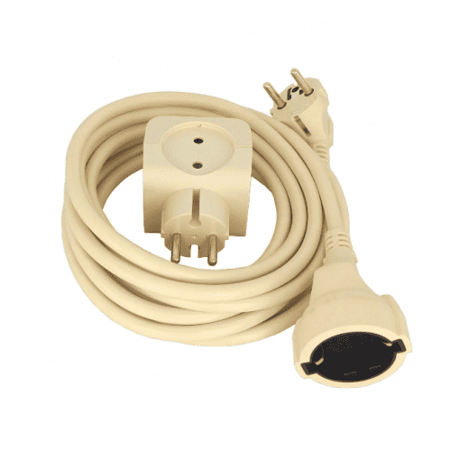 Купить Удлинитель Valtwerk №4 с заземлением и разветлителем, 3x1,5, 1,5 метра, 3,5 кВт по низкой цене