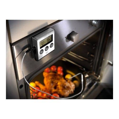 Купить Термометр GEFU Темпере для жарки электронный, черный-хром по низкой цене