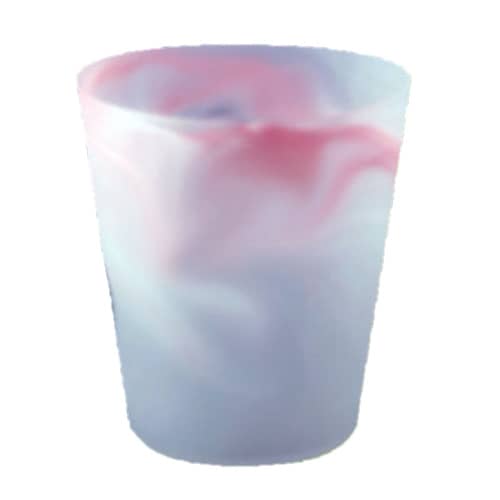 Купить Кашпо для орхидей стеклянное сиреневое матовое Бальзамин d13,8/h15 см по низкой цене