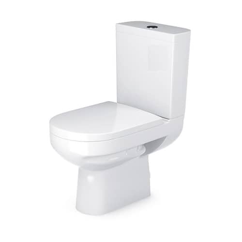 Купить Унитаз-компакт FLUMEN Luar с сиденьем с микролифтом по низкой цене