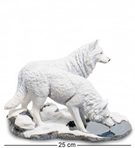 Купить Статуэтка Veronese Пара волков WS-847 по низкой цене