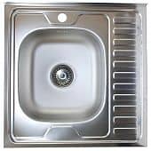 Купить Мойка Кромрус EC-209 кухонная правая стальная выпуск 3,5 дюйма по низкой цене