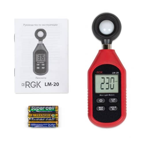 Купить Люксметр RGK LM-20 по низкой цене
