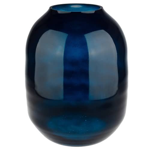 Купить Ваза Эвис Вольга-2 Радуга темно-синяя, 34,5 см по низкой цене