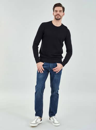 Купить Джинсы Piazza Italia синие по низкой цене