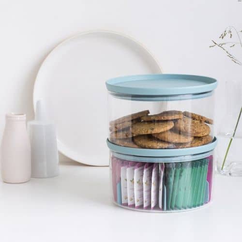 Купить Банка Brabantia стеклянная, модульная, для пакетированного чая 2,5 л по низкой цене