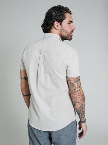 Купить Рубашка Piazza Italia con taschino a lato цвета слоновой кости по низкой цене