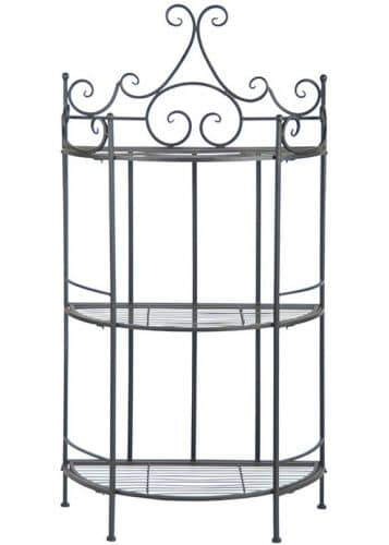 Купить Этажерка Esschert Design для цветов полукруглая, металлическая по низкой цене