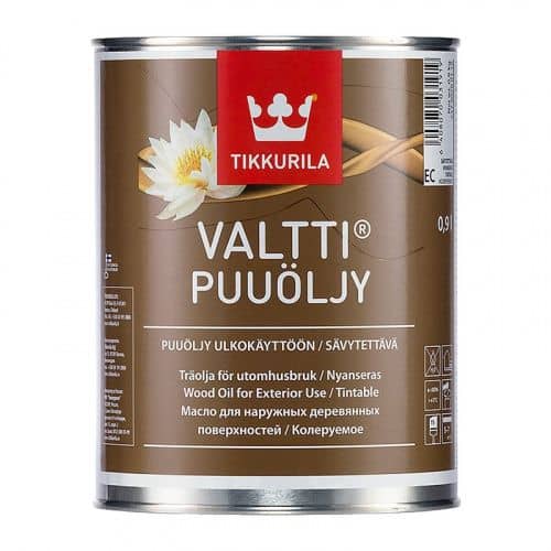 Купить Масло алкидное Tikkurila Valtti Puuoljy EC для дерева 0,9 л по низкой цене