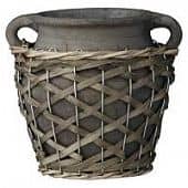 Купить Кашпо Lene Bjerre Rina для цветов керамическое, с ручками по низкой цене