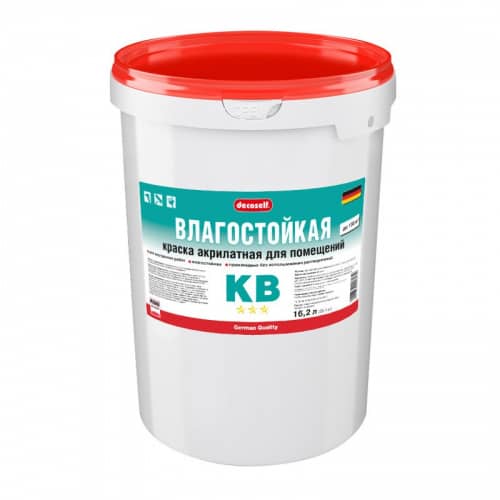 Купить Краска PUFAS Decoself для стен и потолков, в/д, влагостойкая 15 л по низкой цене