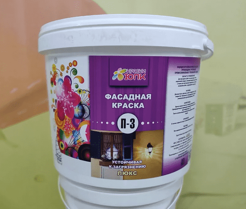 Купить Краска ЮПК П-3 фасадная устойчивая к загрязнению 5 кг по низкой цене